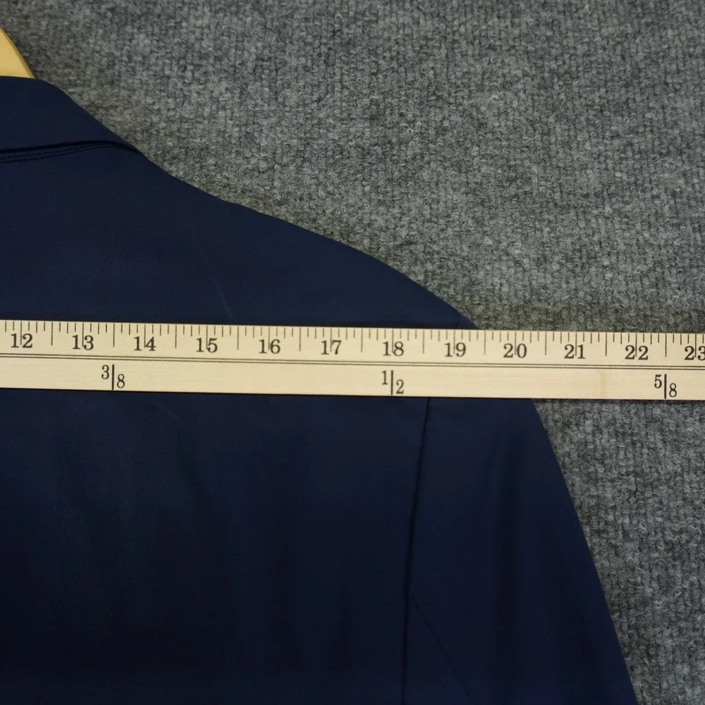 Rhone Commuter Blazer Mens Large Blue Performance Stretch Travel Sport Jacket